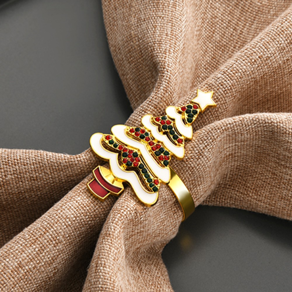 Lovely christmas tree napkin ring